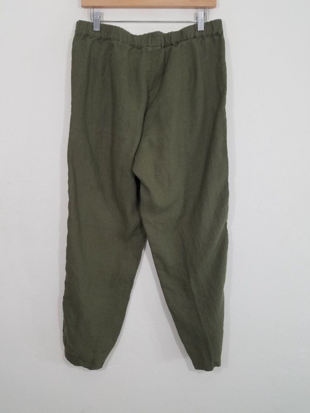 J. Jill Love Linen 100% Linen Pull-On Green Pants Size S - Picture 4 of 6